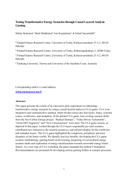 Testing Transformative Energy Scenarios through Causal Layered