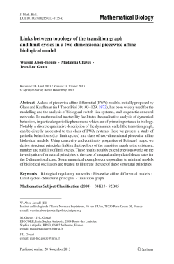 Mathematical Biology