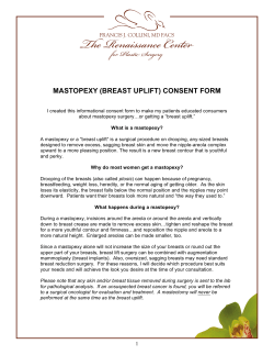 mastopexy - The Renaissance Center