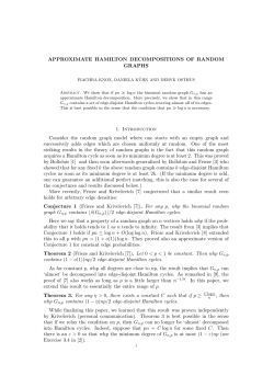 Approximate Hamilton decompositions of random graphs