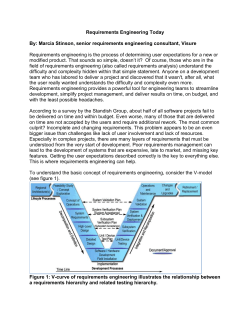 Requirements Traceability Matrix (RTM)