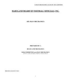 section 16 penalties - Maryland Board of Football Officials