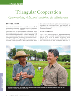 Triangular Cooperation