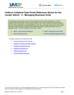 Managing Business Units