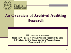 auditor characteristics