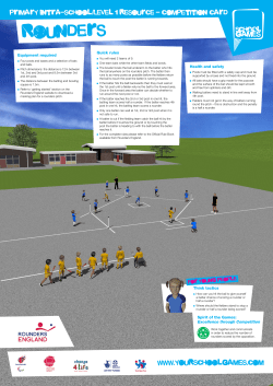 Rounders - School Games