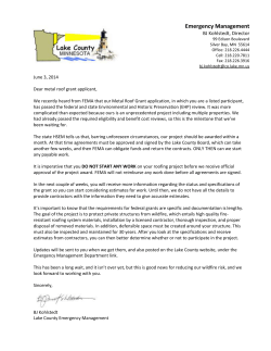 Emergency Management BJ Kohlstedt, Director 99 Edison