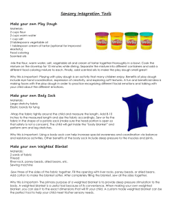 Sensory Integration Tools