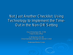Components of Time Out