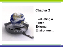 Evaluating a Firm*s Internal Capabilities