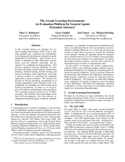 The Arcade Learning Environment