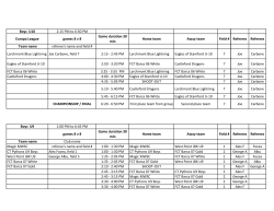 Boys U10 2:15 PM to 6:50 PM Europa League games 8 v 8 Game