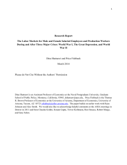 The labour markets for male and female salaried employees and