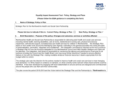 Equality Impact Assessment (EQIA)