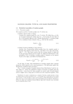 random graphs: typical and rare properties - ENS-phys