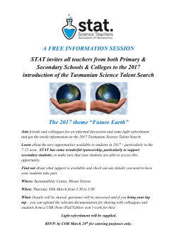 A FREE INFORMATION SESSION STAT invites all teachers from
