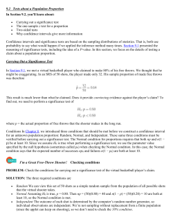 9.2 Tests about a Population Proportion In Section 9.2, you`ll learn