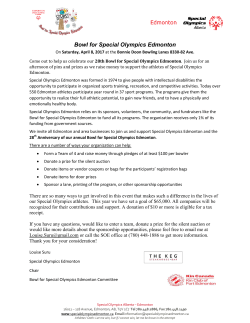 Teams Invitation - Special Olympics Edmonton