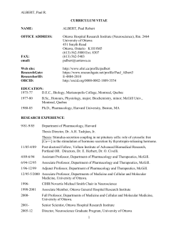 Updated April 21, 1999 - Ottawa Health Research Institute