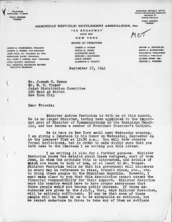 Letter from James N. Rosenberg to Joseph C. Hyman and Mr. M. C.