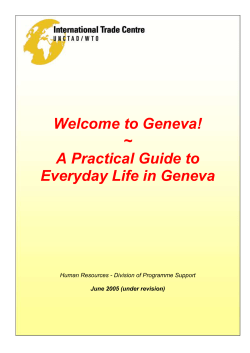 Geneva - Current job openings