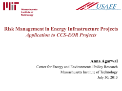 Risk Management and Efficient Contract Structures in the CCS