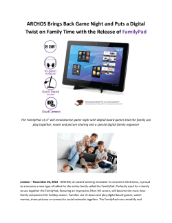 ARCHOS Brings Back Game Night and Puts a Digital Twist on