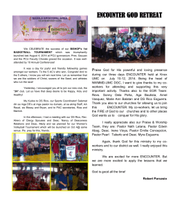 newsletter compilation - PAC-UMC