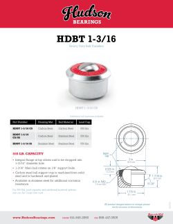 HDBT 1-3/16 - Hudson Bearings
