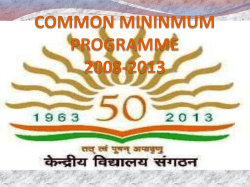 CMP INDICATORS OF QUALITY + PLANNING MATRIX