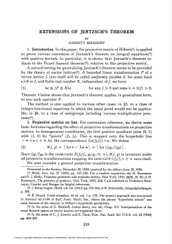 EXTENSIONS OF JENTZSCH`S THEOREM
