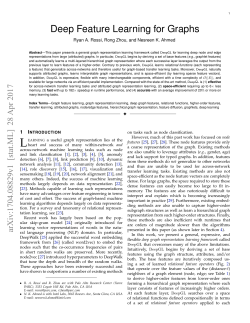Deep Feature Learning for Graphs