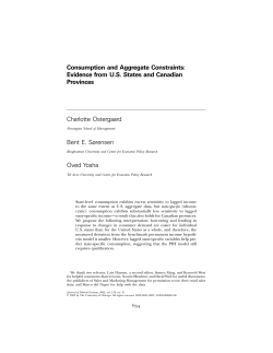 Ostergaard, Sorensen, Yosha, JPE 2002