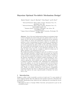 Bayesian Optimal No-deficit Mechanism Design*