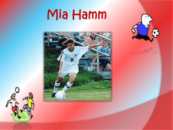 Mia Hamm - Brooker Elementary School
