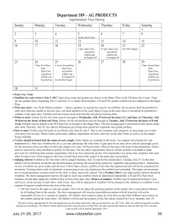 Department 109 &ndash; AG PRODUCTS