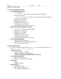 Chapter 2 Study Guide