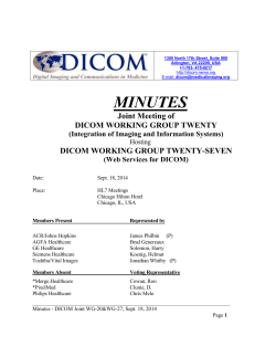 minutes - dicom (nema)