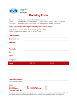 Booking Form Event: Hot Topic &ndash; Contracts of Employment Date