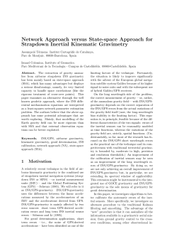 Network Approach versus State-space Approach for Strapdown