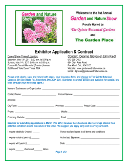 Exhibitor Application