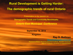 Here`s a presentation that author Ray Bollman made in September