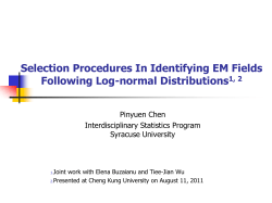 Single-Stage Procedures