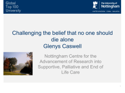 Challenging the belief that no one should die alone