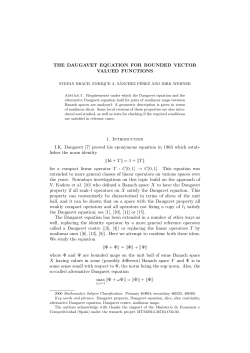 THE DAUGAVET EQUATION FOR BOUNDED VECTOR VALUED