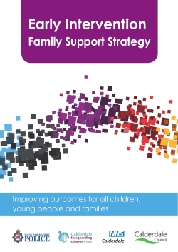 Early Intervention Family Support Strategy
