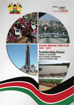 Second Medium Term Plan 2013-2017