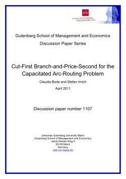 Cut-First Branch-and-Price-Second for the Capacitated Arc
