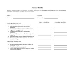 Property Checklist (Word doc)