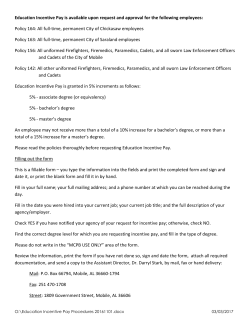 Education Incentive Pay Request Form